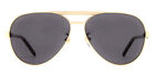 Gucci Gg1163s Sunglasses Men Gold/Havana / Gray Aviator 60Mm New & Authentic
