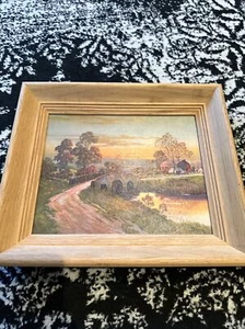 Old Framed Thomas Crane signed " T Crane" 8 X 10 Print - Picture 1 of 8