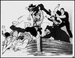 Davy Crockett on the Mississippi Original 1970s Hanna-Barbera TV Photo Animation - Picture 1 of 2