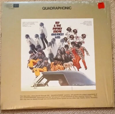 IMPORT! SHRINK WRAPPED! Sly And The Family Stone Greatest Hits LP Quadraphonic - Image 1 of 4