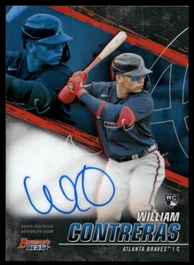 2021 Bowman's Best William Contreras RC Best of 2021 Autographs #B21-WC - Picture 1 of 2