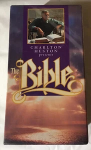 Charlton Heston Presents The Bible VHS 2 Tape Set - Picture 1 of 3