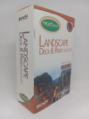 Punch Landscape Deck & Patio Designer Software * Brand New * Win XP or Higher - Image 1 of 4