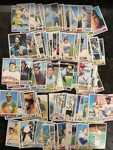 1979 Topps Huge Lot Of 170 Different Cards *Partial Baseball Set, EX+