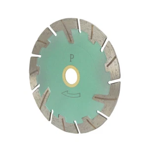 Turbo Segmented Wet and Dry Saw Blade 10mm Rim 4-1/2'' x080'' x 7/8''- 5/8'' - Picture 1 of 3
