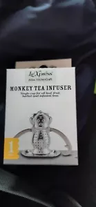 Monkey Tea Infuser, Stainless Steel, Metalic, 2.5 x 6.4 cm - New Unused Ex-stock - Picture 1 of 1