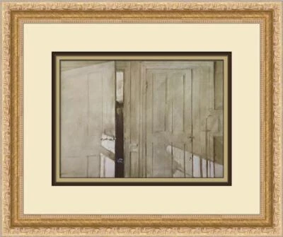 Impresión enmarcada personalizada abierta y cerrada de Andrew Wyeth  Foto 1 de 2