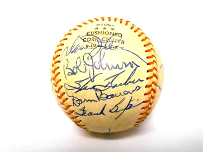 Frank & Brooks Robinson 1966 Baltimore Orioles World Series Champion Signed Ball - Image 1 of 4