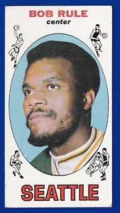 Bob Rule Rookie Super Sonics 1969-70 TOPPS #30 MUY BUENO SIN PLIEGUES - Imagen 1 de 2