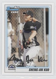 2010 Bowman Prospects Sheng-An Kuo #BP52