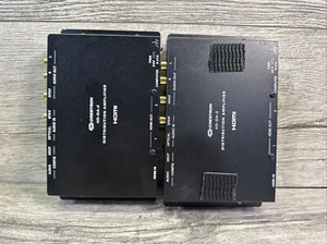 Lot of (2) Creston HD-DA-2, 1-to-2 HDMI Distribution Amplifier #N3-24 - Picture 1 of 4