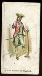 Tobacco Card,Carreras,Highwaymen,Highway Men,1924,Count Allesandro Cagliostro,10