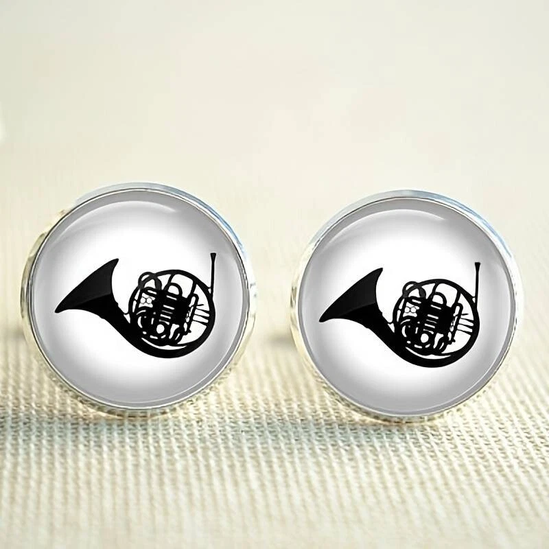 Manschettenknöpfe mit einem Waldhorn - Bild 1 von 1