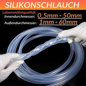 Silikonschlauch Silikon Schlauch Siliconschlauch Milchschlauch lebensmittelecht - Picture 1 of 10