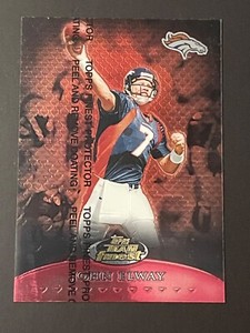 1999 Topps Team Finest #T6 Denver BroncosJohn Elway Red #029/500