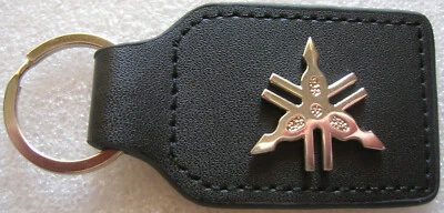 Keyring Yamaha Logo Tuning Fork Motorcycle Moto Musical Instrument Art. 0291 - Image 1 of 4