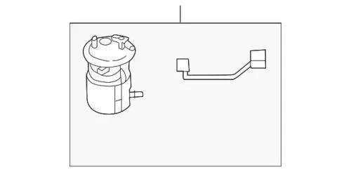 Conjunto de bomba de combustível elétrica genuína Ford Lincoln MKT 2013-2016 DA8Z-9H307-H - Imagem 1 de 2