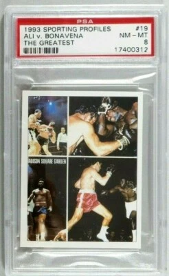 MUHAMMAD ALI vs BONAVENA 1993 SPORTING PROFILES #19 PSA 8 - Image 1 of 2