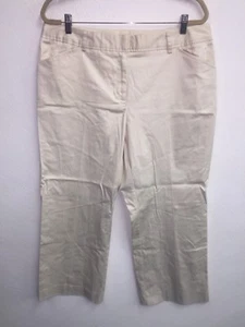 NEW Calvin Klein Woman 14W Stone Modern Essentials Stretch Pant Trouser NWT (B9) - Picture 1 of 5