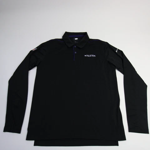 Baltimore Ravens Nike NFL On Field Apparel Polo Men's Black Used Cover