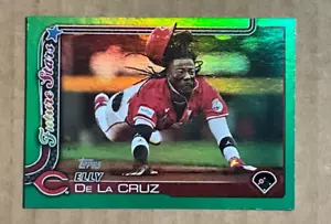 2025 Topps # 150 Elly De La Cruz Future Stars Green Foil /99 Cincinnati Reds - Picture 1 of 2