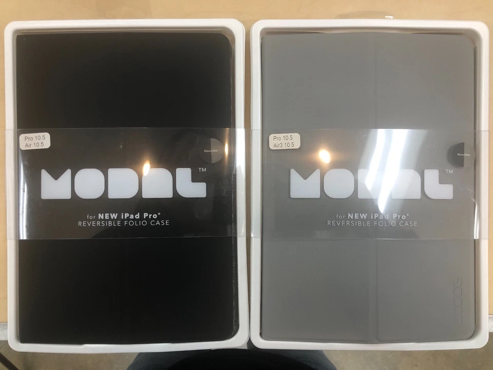 Funda tipo folio reversible modal para iPad Pro 10,5 pulgadas / Air3 10,5 pulgadas - negra y gris Foto 1 de 3