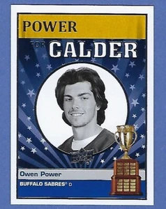 2022-23 UD Series 2 Calder Candidate OWEN POWER #CC-11 Rookie Insert Sabres!!! - Picture 1 of 2