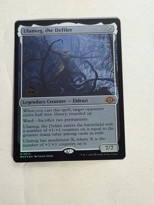 MTG FOIL Prerelease Ulamog, the Defiler Modern Horizons 3 Magic the Gathering - Image 1 of 2