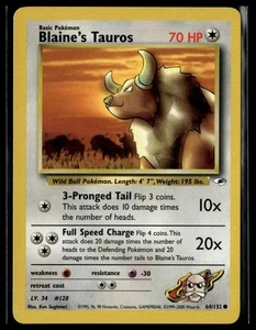 Gym Heroes #064/132 Blaine's Tauros Common - Bild 1 von 2