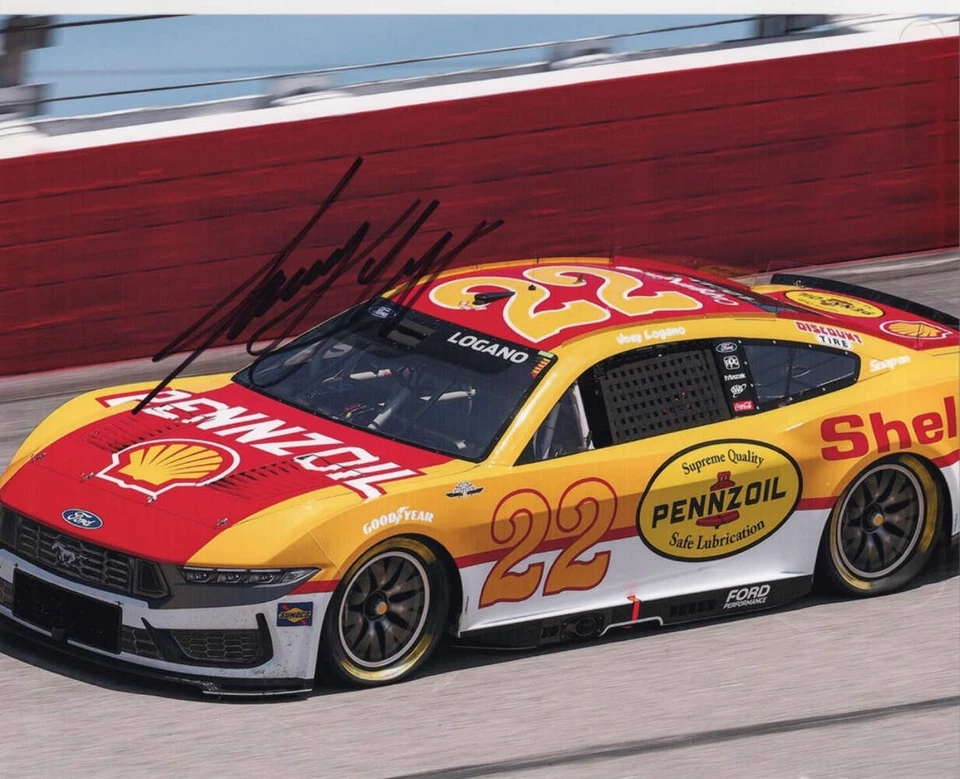 Autografiado 2025 Joey Logano #22 Shell Racing - Darlington Throwback (Cale Tribu Foto 1 de 1