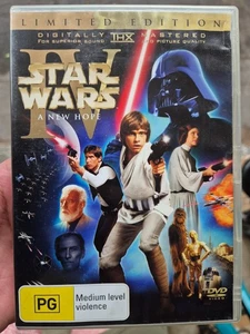 STAR WARS IV RARE DVD A NEW HOPE ORIGINAL THEATRICAL VERSION LIMITED EDITION - Bild 1 von 3