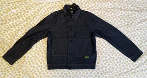 G-STAR RAW DENIM UTILITY FLAP POCKET JACKET Size Medium COLOUR-RAW DENIM New - Picture 1 of 11
