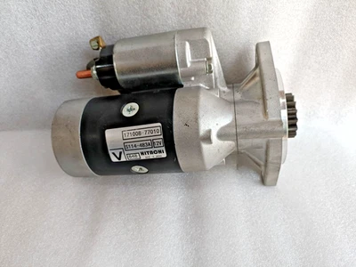 Starter Motor for Yanmar 21256-77011  171008-77010 Hitachi S114-244 Genuine - Image 1 of 4