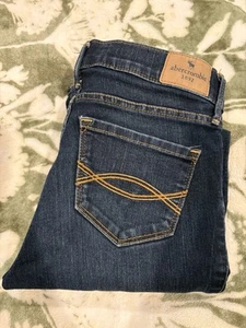 Abercrombie Kids Girl's Super Skinny Jeans Blue Size 13/14 - Picture 1 of 8