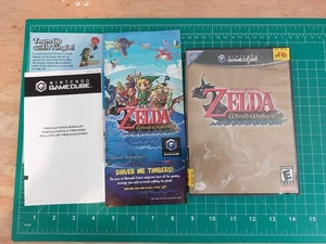 The Legend of Zelda The Wind Waker Nintendo GameCube Case Manual Inserts ONLY - Picture 1 of 4