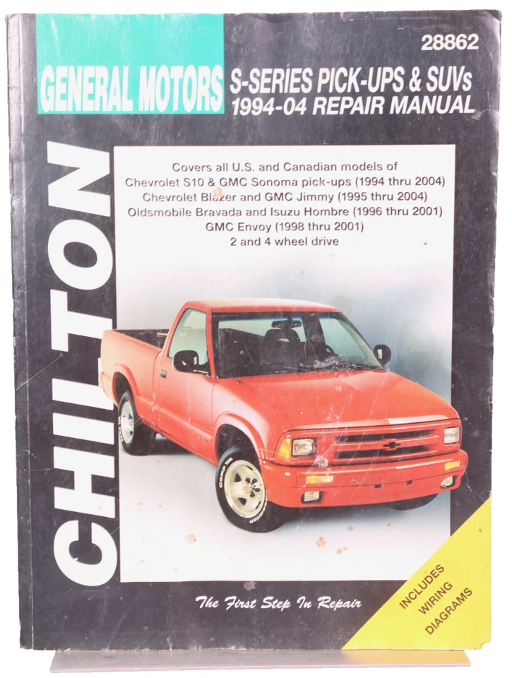 S-10 Sonoma Blazer Jimmy Repair Manual 2004 2003 2002 2001 2000 1999 1998 1997 Foto 1 de 1