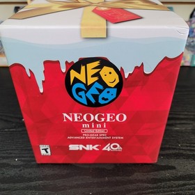 NeoGeo Mini Limited Edition Christmas Red 48 Games System Console New Sealed