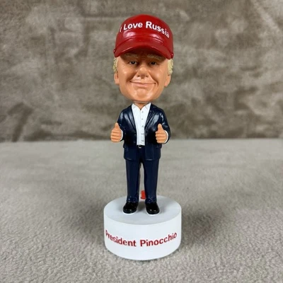 "Nariz de Pinocho del presidente Rusia Bobblehead grande de 7"" de alto Donald Trump" Foto 1 de 4
