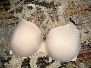 NWT Auden Light Lift Demi Coverage Bra Beige Underwire Bra Sz 36DD - Picture 1 of 4