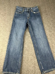 Gap Kids 1969 Jeans Size 14 Regular Blue Original Straight Leg Denim Classic Fit - Picture 1 of 9