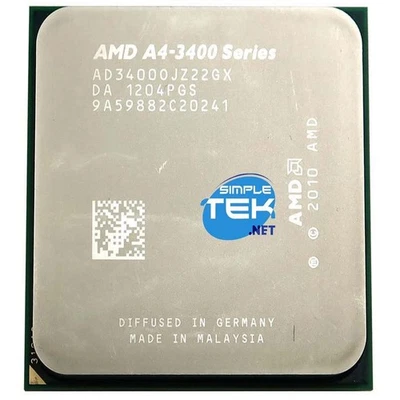 Amd A4-3400 Ad34000jz22hx Socket Fm1 2,70ghz Cpu Tray - Image 1 of 3