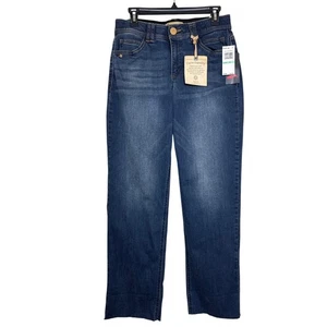 Neu mit Etikett Democracy Größe 8, Ab Technology Boyfriend gerader Saum Jeans mit Lycra - Bild 1 von 10