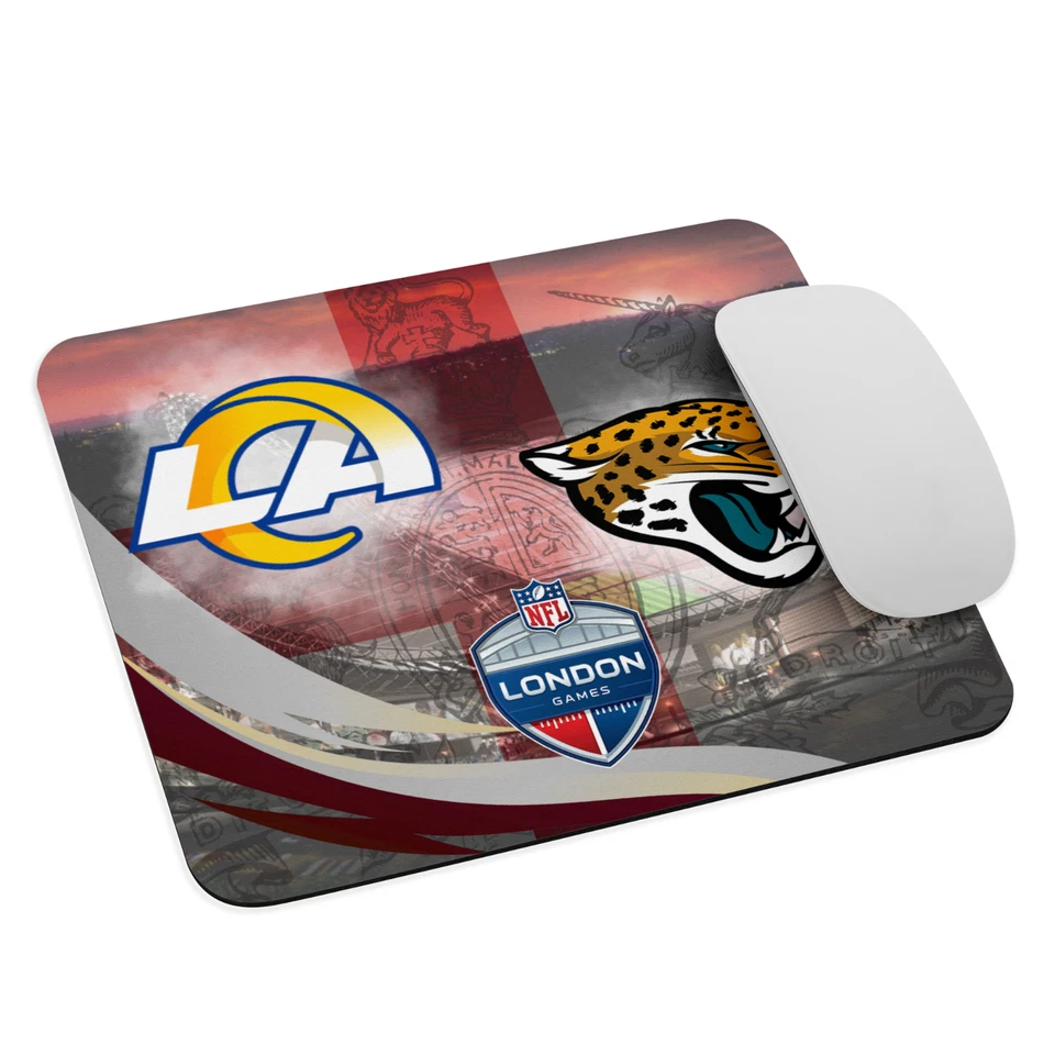 NFL International Games London 2025 Mouse Pad 9.5x7.75 inch Rams @ Jaguars - Image 1 of 3