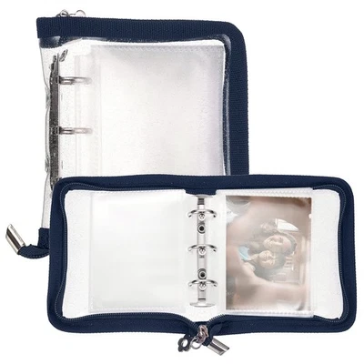 Переплетчик для фотокарт A7, внутренний держатель для фотокарт Kpop 25 шт., темно-синий - Изображение 1 из 4