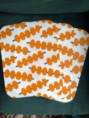 3x IKEA FÖSSTA Placemat Orange Candied Hawthorn 45 x 35 cm Fossta Place Mat - Image 1 of 3