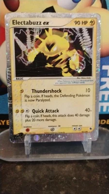 ELECTABUZZ ex Ruby & Sapphire POKEMON Holo Silver Border 03' Trading Card 97/109 - Image 1 of 2