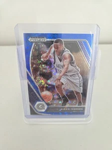 2021-22 Panini Prizm Draft Picks Allen Iverson #85 Blue Circles Prizm - Picture 1 of 2