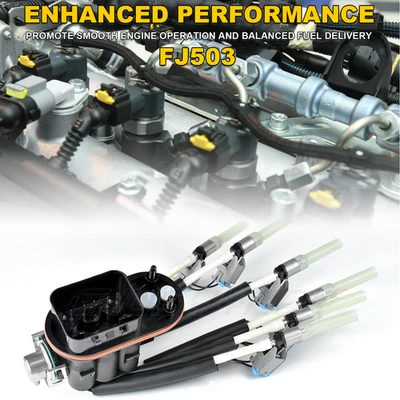 Injetor de combustível FJ503 Spider 6 cilindros para motor 99-2004 GMC Sierra 1500 4.3L V6 - Imagem 1 de 4