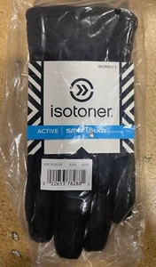 Isotoner Active Smart Touch Women's Gloves XS/SM Black - Picture 1 of 2