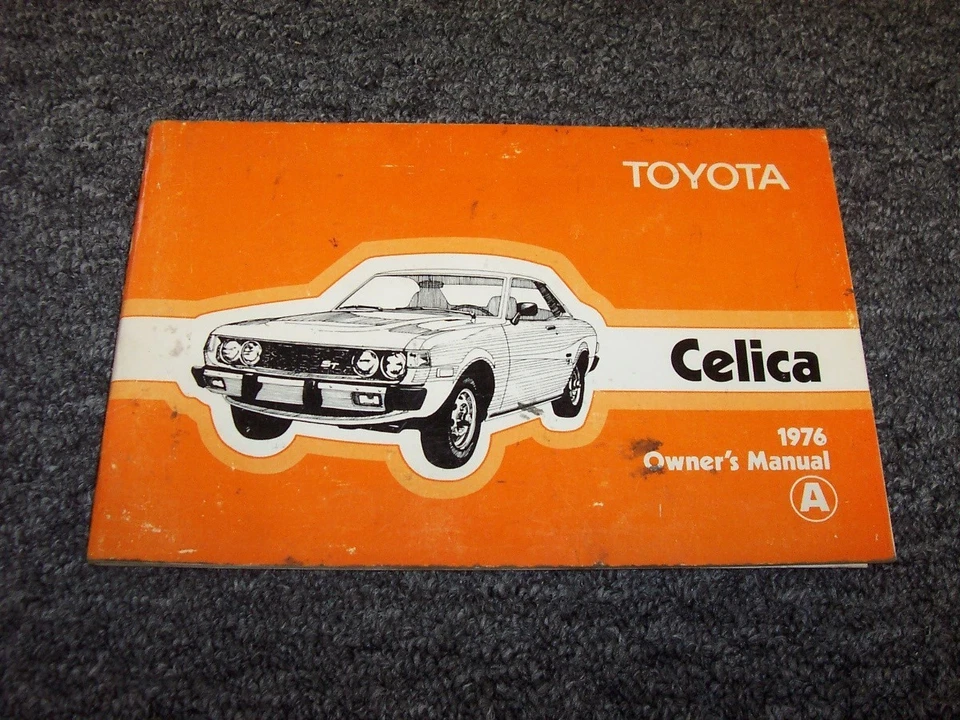 Toyota Celica 1976 cupé original dueño operador guía del usuario manual GT Foto 1 de 1